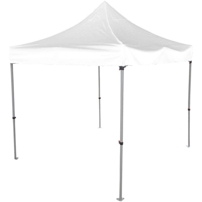 Gazebo Pieghevole 3 X 3 In Alluminio Telo Bianco Per Esterno Giardino, Ristorante, Gelateria Bar Hotel Albergo