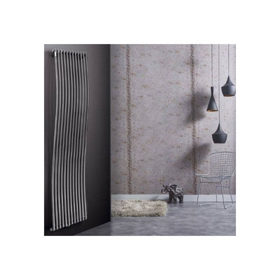 Termoarredo per bagno in acciaio Aliseo > Bianco > 532 mm