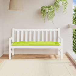 Cuscino Panca da Giardino Verde Brillante 150x50x7 cm Tessuto - Verde - Vidaxl precio