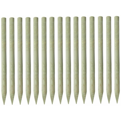 Pali Recinzione Appuntiti 15 pz in Pino Impregnato 4x150 cm en oferta