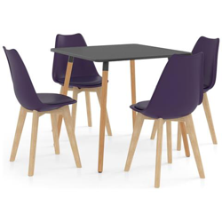 Set Da Pranzo 5 Pz Viola Scuro precio
