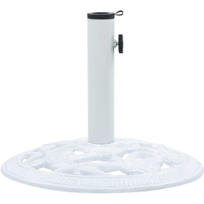 Base Ombrellone Bianca 9 kg 40 cm in Ghisa