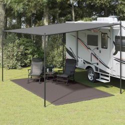 vidaXL Tappeto da Tenda 250x400 cm Antracite - Antracite precio