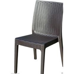 Sedia Resina Selene Intreccio Caffe Areta características