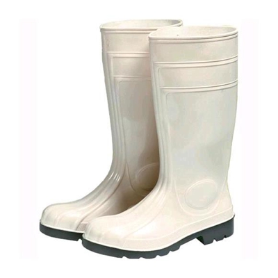 STIVALI IN PVC SICUREZZA Colore Bianco N.41 Classe S4 Punta con lamina acciaio