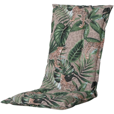 Madison Cuscino Sedia a Schienale Alto Lenny 123x50 cm Grigio Talpa - Grigio talpa