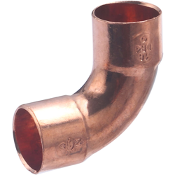 Noyon&thiebault - Raccordo a gomito in rame a saldare, 90°, grande raggio, doppio femmina, uguale, ø18 en oferta