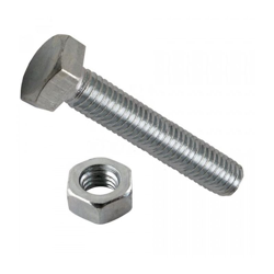 BLISTER 6 BULLONI FILETTATI TESTA ESAGONALE CON DADO IN FERRO ZINCATO 5X30mm - Oreca en oferta