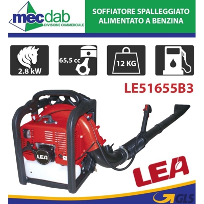 Soffiatore a scoppio 2T 65,6 cc a Spalla - Dunsch