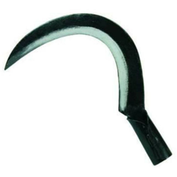 RONCOLA MEZZA LUNA MANICO FERRO A TUBO IN ACCIAIO FORGIATO LAMA mm.390 FER 23283 en oferta