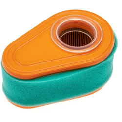 vhbw set di filtri (1x filtro di carta, 1x filtro in spugna) compatibile con Briggs & Stratton 11P902-0875-B1 motore per trattorino tagliaerba en oferta