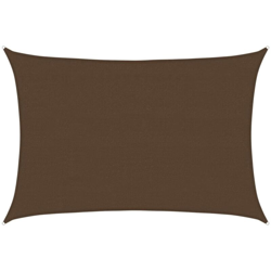 vidaXL Vela Parasole 160 g/m² Marrone 4x6 m in HDPE - Marrone características