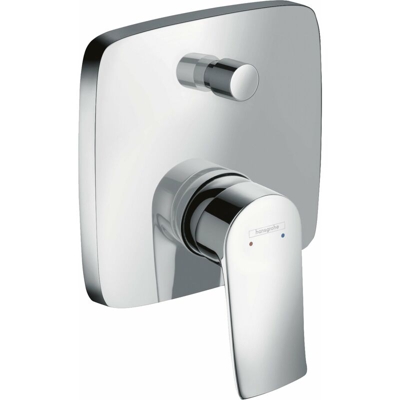Hansgrohe Metris Miscelatore monocomando vasca da incasso 31451000 angolare, combinazione di fusibili - 31451000