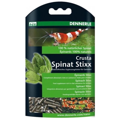 5854 Crusta Spinat Stixx - integratore alimentare per gamberetti - Dennerle