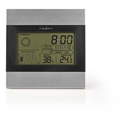 Stazione meteorologica wireless | Interno | Previsioni del tempo | Display del tempo | LCD | Funzione sveglia NE550694755 - Nedis precio