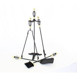 Dusty - SET CAMINO 5 PEZZI INTRECCIATO - ATTREZZO KIT - ACCESSORI CAMINETTO ACCIAIO PER PULIZIA características