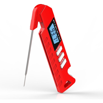 Termometro digitale per alimenti con apribottiglie Termometro per barbecue impermeabile Spegnimento automatico Termometro per carne a lettura