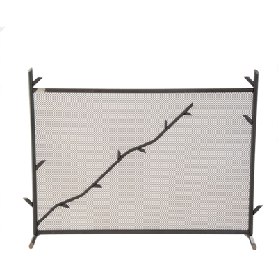 Schermi parascintille natura in ferro battuto cm65x13x46