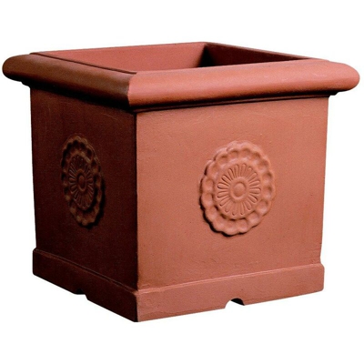 Quadro Resina con Rosetta cm. 40 Terracotta