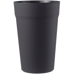 Vaso tondo alto in resina da esterno e giardino per piante e fiori (vaso 80 cm - antracite) en oferta