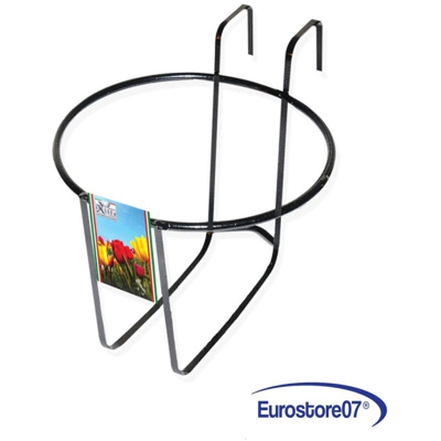 Balconiera Rotondo Portavaso Fioriera Fiori Vasi Vaso Fioriere Ø22 Fer 254052