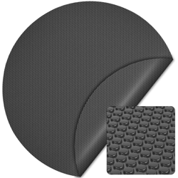 Copertura a bolle d'aria per piscina rotonda protezione isotermica Ø5m nero precio