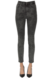 Glittered skinny jeans en oferta