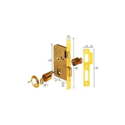 SERRATURA A FUNGO 2010 40 HL - Tesa