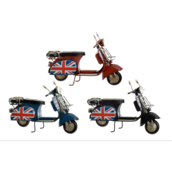 Veicolo DKD Home Decor Decorativo Metallo Moto (3 pcs) (18 x 7 x 11 cm) precio