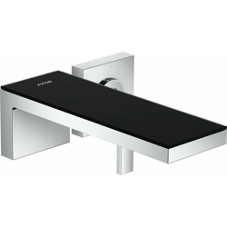 Hansgrohe AXOR MyEdition Miscelatore monocomando per lavabo da incasso per montaggio a parete, bocca 221 mm, colorazione: cromo / vetro nero características