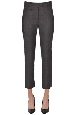 Prince of Wales print trousers