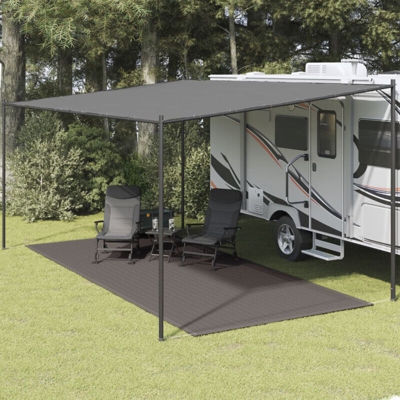 vidaXL Tappeto da Tenda 250x550 cm Antracite