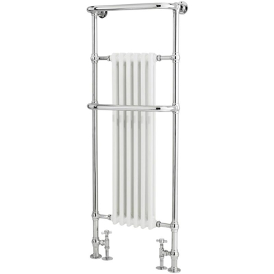 Hudson Reed - Radiatore Scaldasalviette Tradizionale Brampton - Acciaio Cromato - 1500 mm x 575mm - 792 Watt