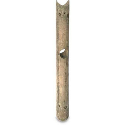 Pali di legno impregnati lavorati con 1 foro e 1 incavo diam. cm.12 lungh. cm.150 pezzi:10 - Gartenpro en oferta