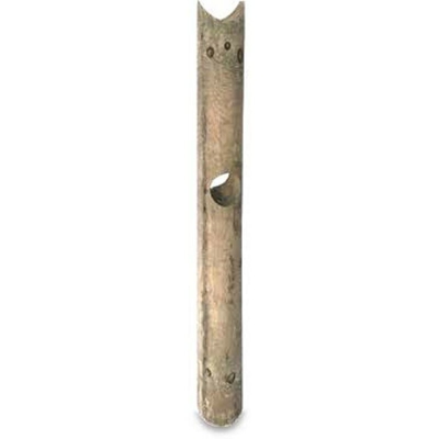 Pali di legno impregnati lavorati con 1 foro e 1 incavo diam. cm.12 lungh. cm.150 pezzi:10 - Gartenpro