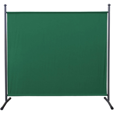 Paravento da Giardino 180 x 178 cm Divisorio in Tessuto Protezione della Privacy Verde