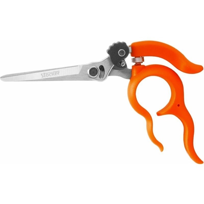 Forbice anello vendemmia 25 mm inox lama 55 mm - Stocker