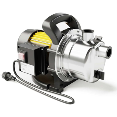 Pompa da giardino 2800l/h 600W con maniglia e tappo di scarico dell'acqua prevalenza max. 35m