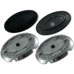 Spartifiamma e bruciatore ovale ariston hotpoint double face 2x características