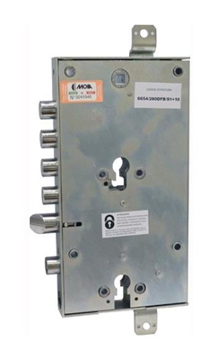 SERRATURA DA INFILARE PER PORTA BLINDATA mod. 6654 280DFB S1+10 MOIA