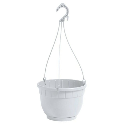 Vaso basket siena cm 20 colore bianco