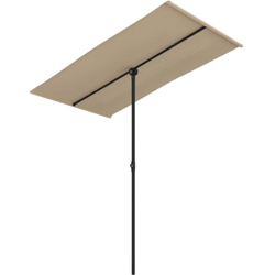 Ombrellone da Esterni con Palo in Alluminio 180x130cm Talpa - Marrone - Vidaxl características