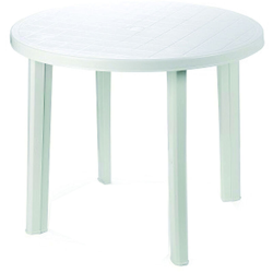 Tavolo Tondo Bianco Ton036Bi Ipae Progarden precio