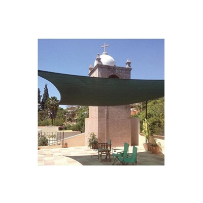 Vela ombra positano verde 5x5x5mt