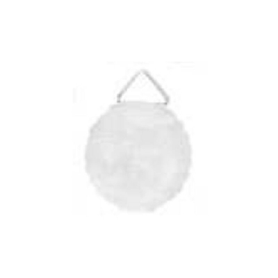 Oreca - 6 Attaccaglie Adesive 30Mm Con Attacco Snodato - In Plastica Bianca