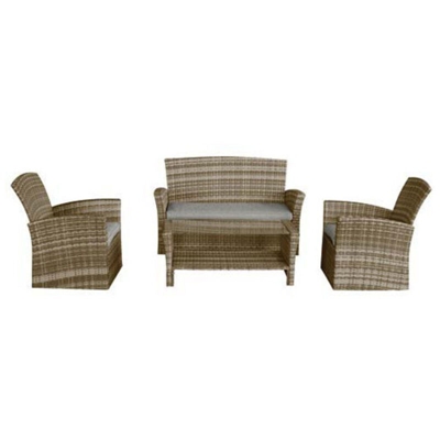 Salotto polirattan century 4 pezzi - Fraschetti