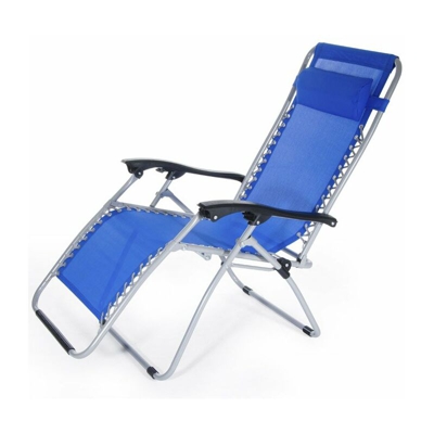 poltrona ibiza blu 62x142x120