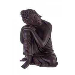 Statua decorativa in poli resina 'Buddha dormiente' per veranda e giardino h 31 cm precio