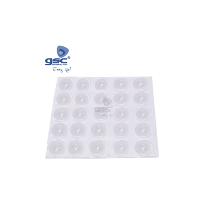 Confezione 25 gocce protettive adesive 5mm Ø10mm GSC 003802786