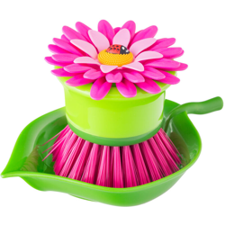 Mini Scopa Con Raccoglitore Flower Power en oferta